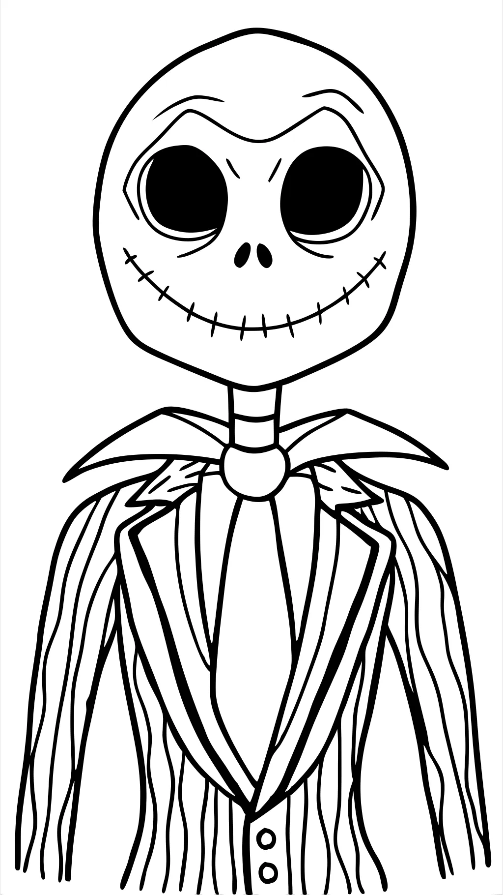 Páginas para colorear de Jack Skellington